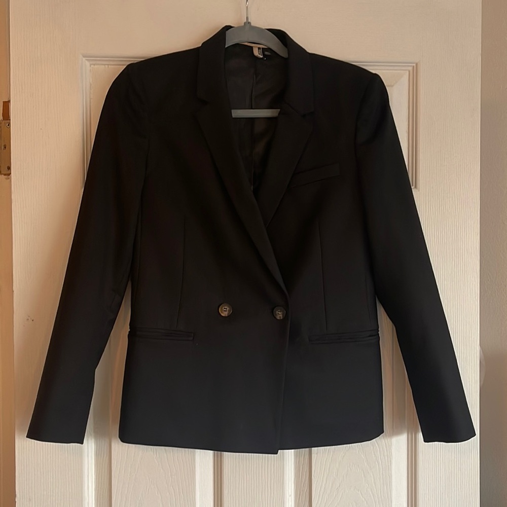 Topshop Black Women Blazer, size 4 US